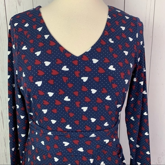 Talbots | hearts ruffle Valentine dress - Picture 4 of 12